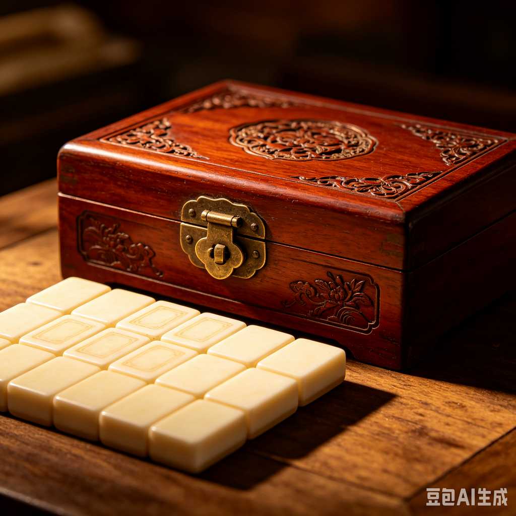 black luxury mahjong set