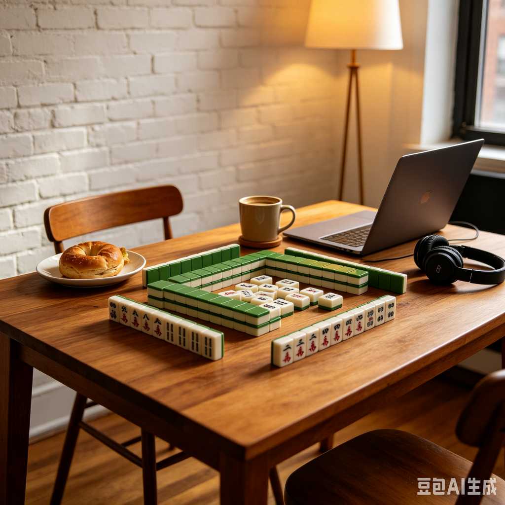 fine carving mahjong set