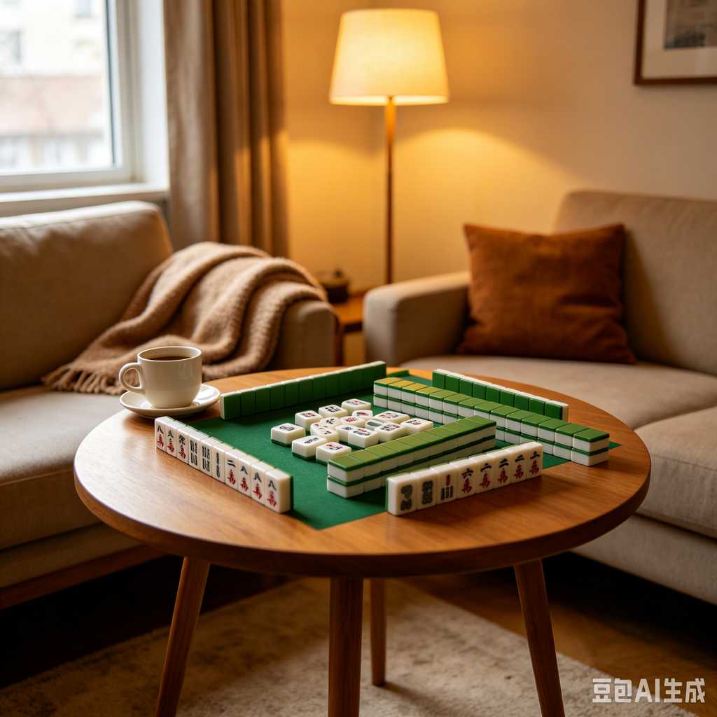 premium resin mahjong game set