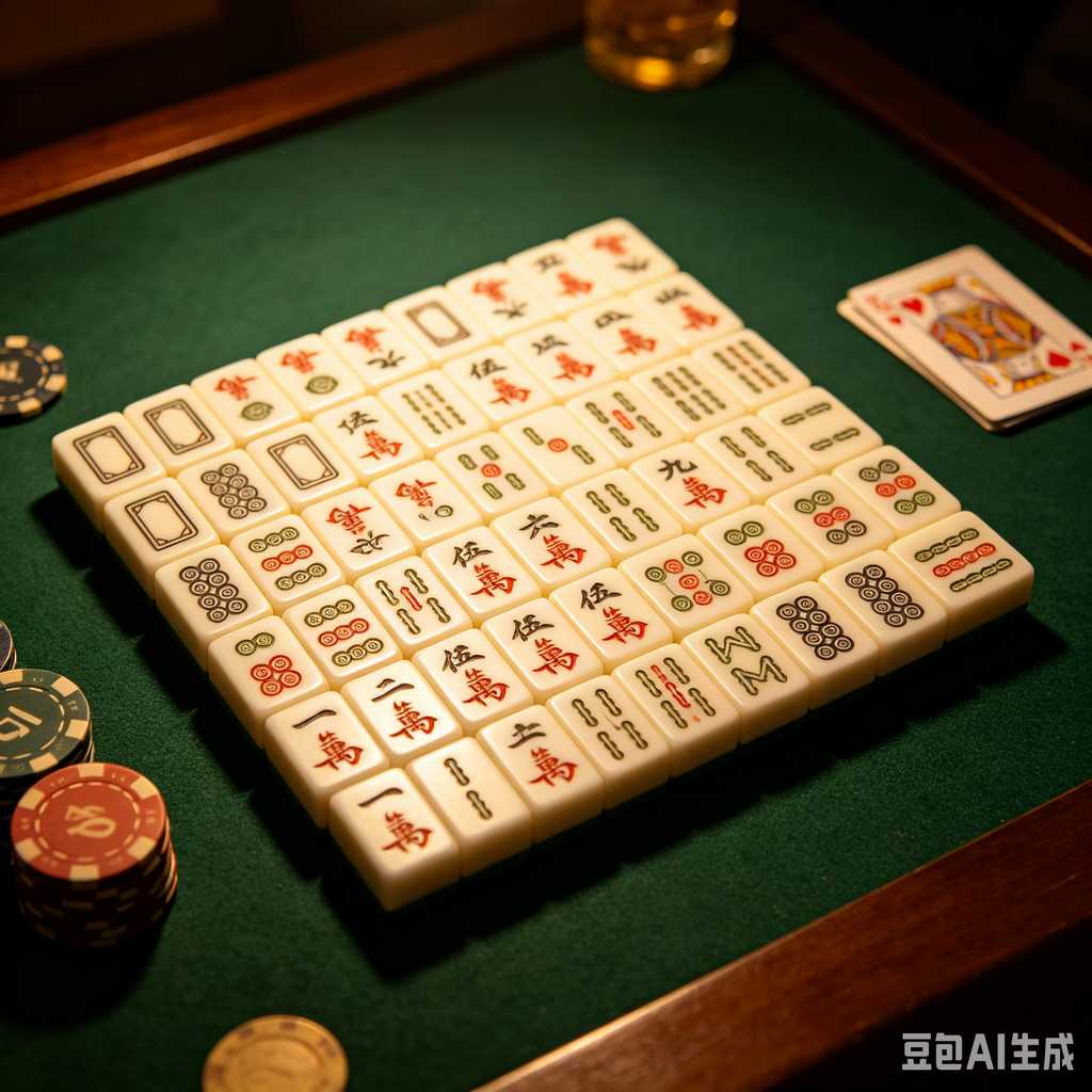 mah jongg set with carrying case